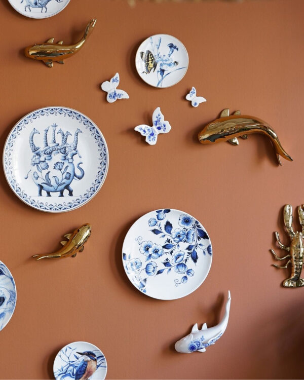 Heinen vis wanddecoratie. - Afbeelding 2