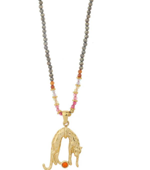 Leopard ketting.